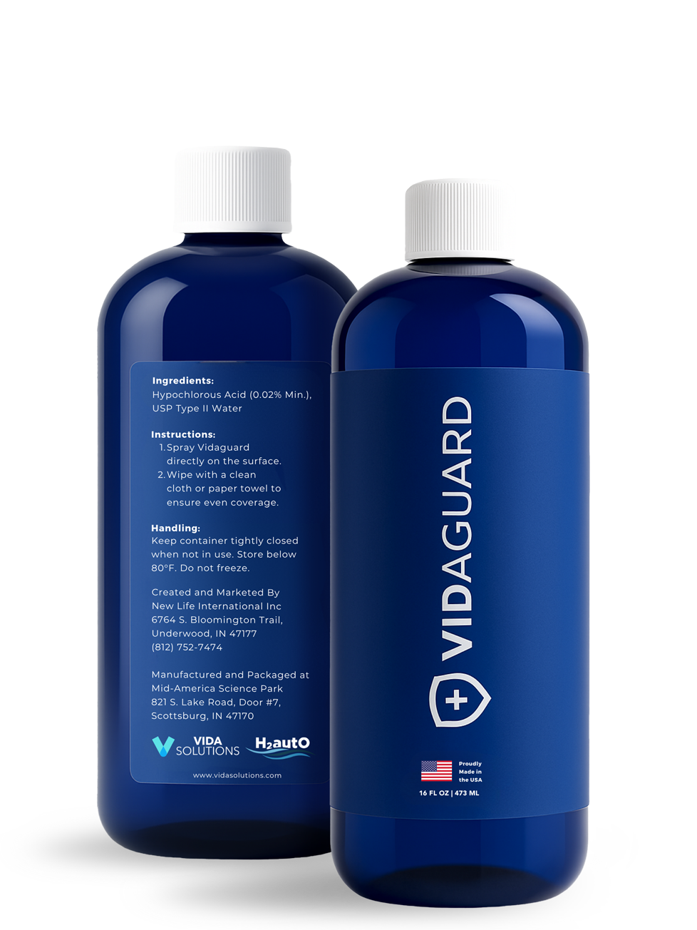 VidaGuard Surface Disinfectant | 16oz | Hypochlorous Acid