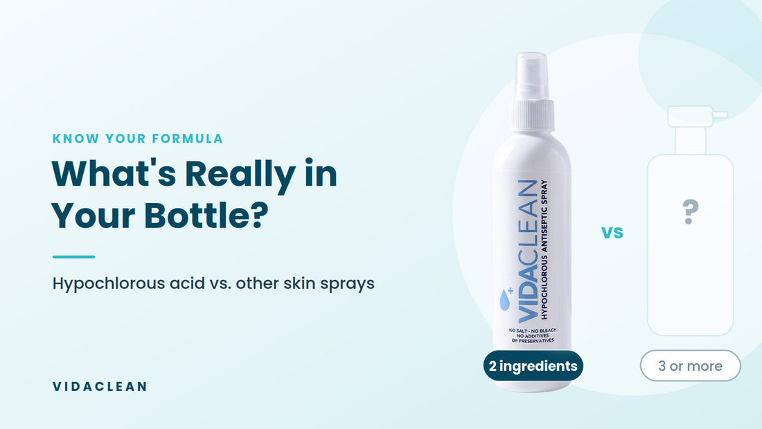 Hypochlorous Acid vs. Other Skin Sprays: What's Really in Your Bottle?