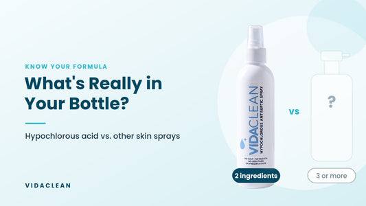 Hypochlorous Acid vs. Other Skin Sprays: What's Really in Your Bottle?