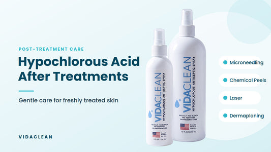 Hypochlorous Acid Spray After Microneedling, Chemical Peels & Skin Treatments