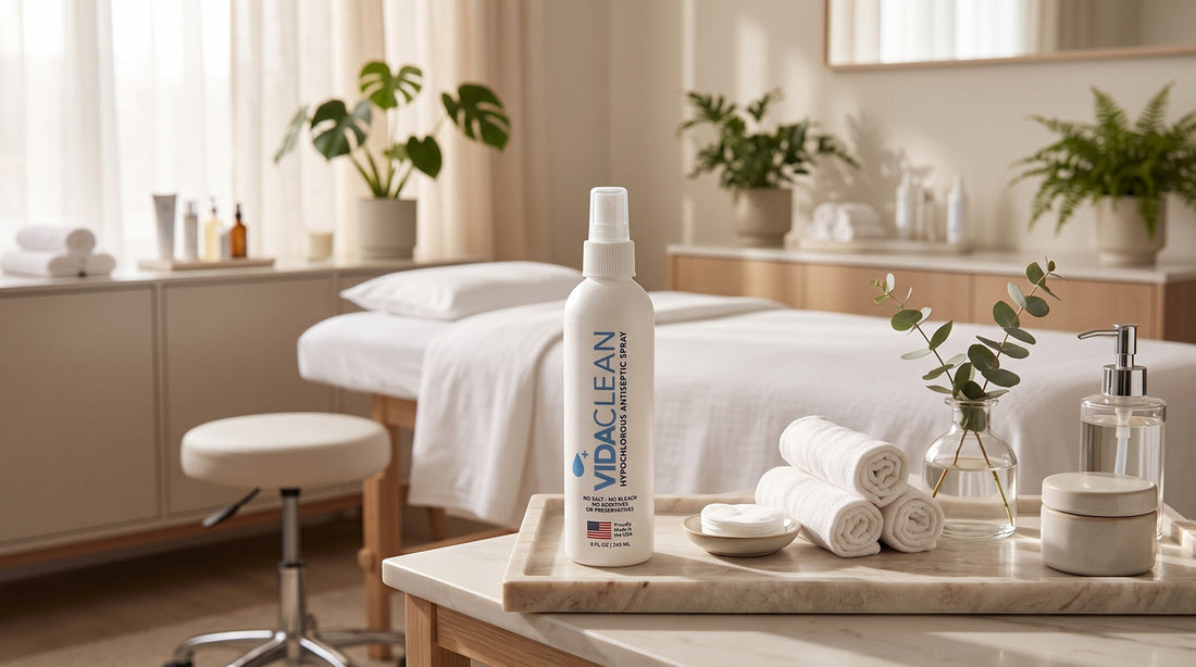 The Ideal HOCl Spray for Post-Treatment Skin: A Guide for Estheticians and Med Spas