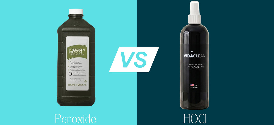 Hypochlorous Acid Spray vs. Rubbing Alcohol, Hydrogen Peroxide, and Iodine: What Actually Works Best for Wound Care?
