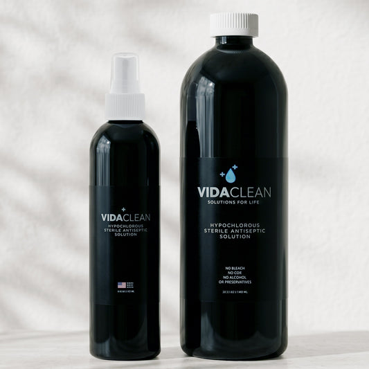 32 oz + 8oz VidaClean Bundle | Hypochlorous Wound Care | Antiseptic Solution