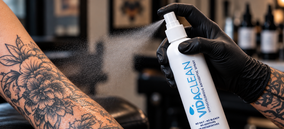 tattoo-vidaclean-piercing-hero - Vida Solutions - Hypochlorous Acid