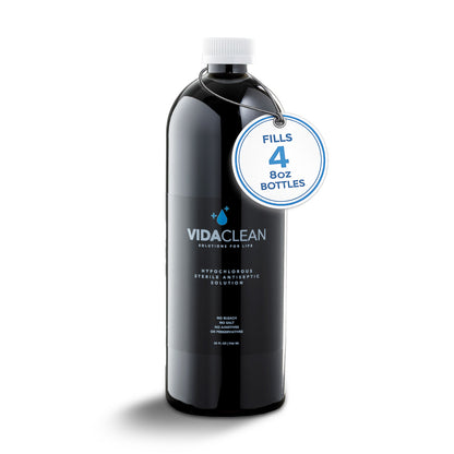 32 oz + 8oz VidaClean Bundle | Hypochlorous Wound Care | Antiseptic Solution