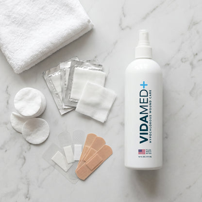 VidaMed Non-medicated hypochlorous acid wound & infection cleanser