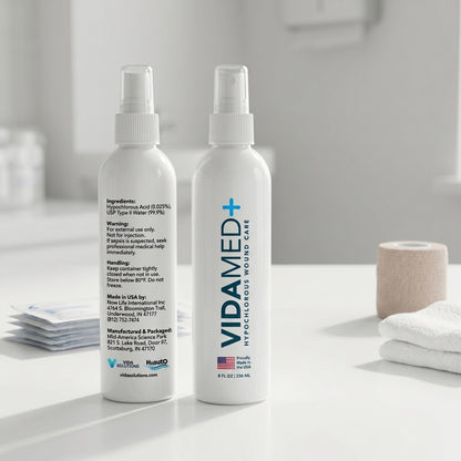 VidaMed Non-medicated hypochlorous acid wound & infection cleanser